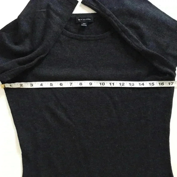 H By Halston Asymmetrical Wool Blend Dress - Picture 5 of 7